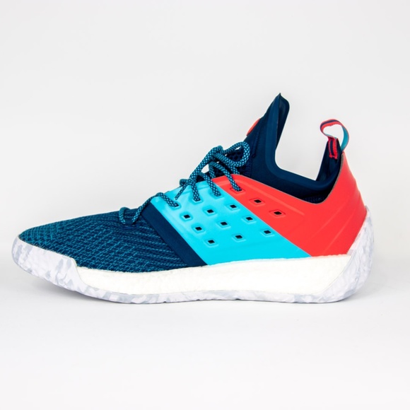 Adidas Harden Vol 2 Blue Night Basketball Shoes - Picture 7 of 8